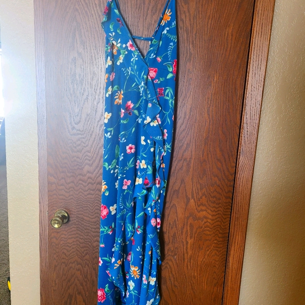 A-line Flora High Slit Dress